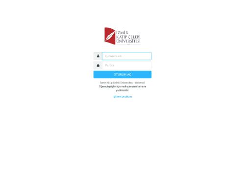 İzmir Kâtip Çelebi Üniversitesi - Webmail :: İzmir Kâtip Çelebi Üniversitesi - Webmail e-posta sistemine hoş geldiniz