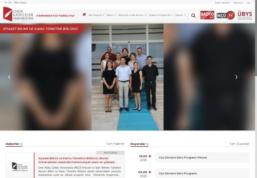 Siyaset Bilimi ve Kamu Yönetimi Bölümü