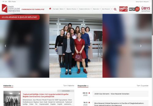 Uluslararası İlişkiler Bölümü