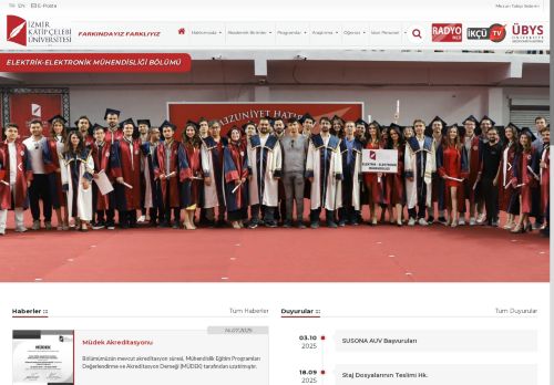 Elektrik-Elektronik Mühendisliği Bölümü