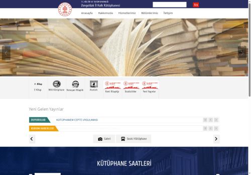 Zonguldak İl Halk Kütüphanesi - T.C. Kültür ve Turizm Bakanlığı