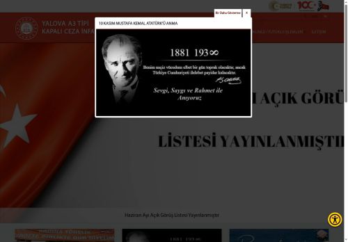 YALOVA A3 TİPİ KAPALI CEZA İNFAZ KURUMU