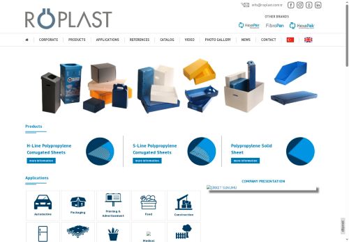 Corrugated Plastic Sheet - PP Sheet - Polypropylene Sheet | Röplast