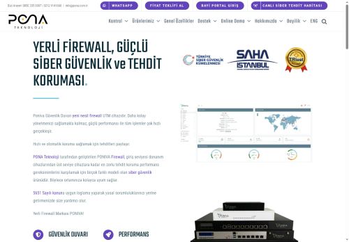 PONIVA Firewall | Siber Güvenlik Nedir? | Güvenlik Duvarı