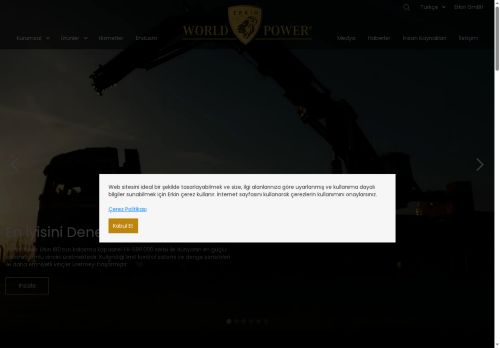 Erkin World Power | Katlanır, Paletli, Teleskopik Vinçler