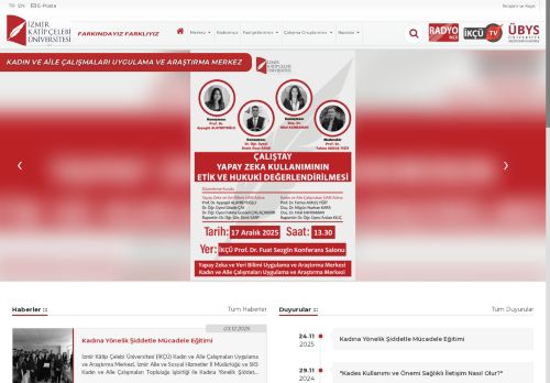 Kadın ve Aile Çalışmaları Uygulama ve Araştırma Merkez