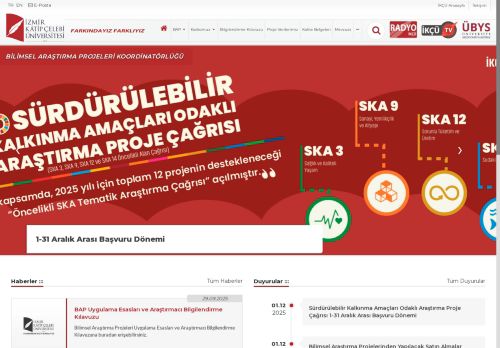 Bilimsel Araştırma Projeleri Koordinatörlüğü