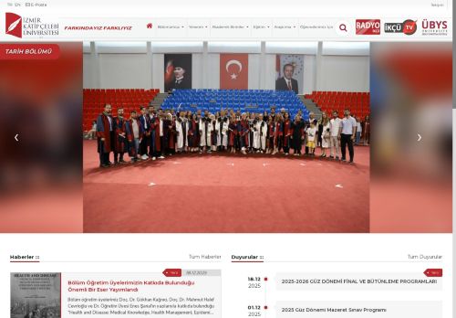 Tarih Bölümü | Sayfa | Bölüm Raporları