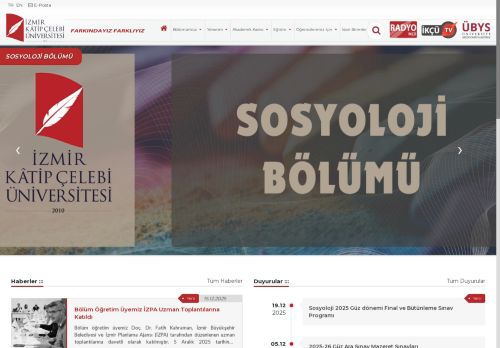 Sosyoloji Bölümü | Sayfa | Sosyoloji Lisans Program Değerlendirme Sonuç Raporu