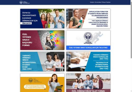 Gelişim Üniversitesi Önkayıt Sayfası