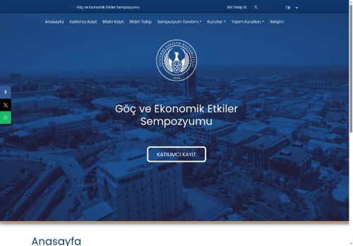 İGÜ - Göç ve Ekonomik Etkiler Sempozyumu - Anasayfa