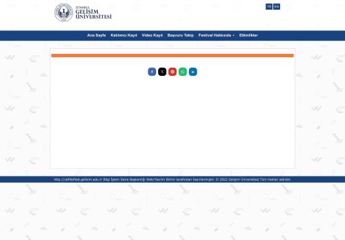 İGÜ - Uygulamalı İletişim Gençlik Festivali -