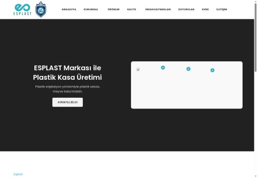 Esplast – Plastik Kasa Üretimi