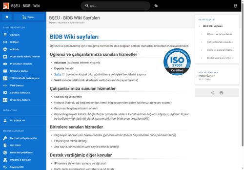eduroam | BŞEÜ - BİDB - Wiki