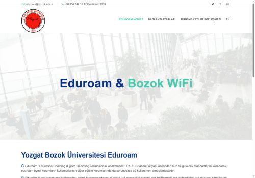 Yozgat Bozok Üni. Eduroam