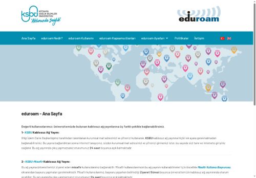 Ana Sayfa - Kütahya Sağlık Bilimleri Üniversitesi - eduroam