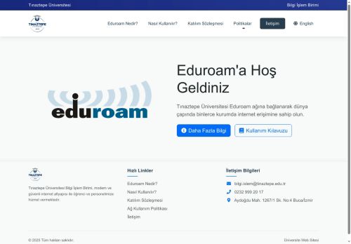 Tınaztepe Eduroam