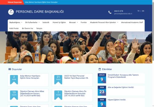 PERSONEL DAİRE BAŞKANLIĞI