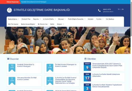 STRATEJİ GELİŞTİRME DAİRE BAŞKANLIĞI