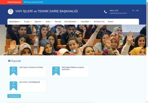 YAPI İŞLERİ ve TEKNİK DAİRE BAŞKANLIĞI