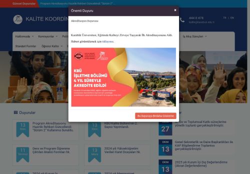 KALİTE KOORDİNATÖRLÜĞÜ