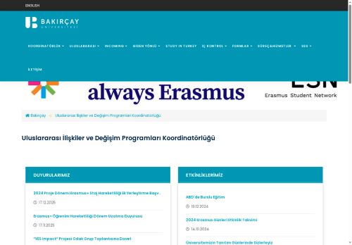 Bakırçay Üniversitesi - MEVLANA DEĞİŞİM PROGRAMI HAKKINDA BİLGİ