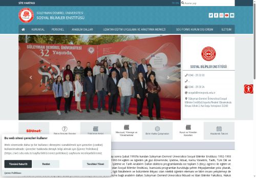 SOSYAL BİLİMLER ENSTİTÜSÜ - Süleyman Demirel Üniversitesi