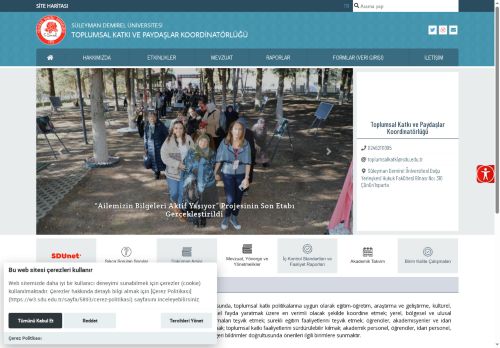 Toplumsal Katkı ve Paydaşlar Koordinatörlüğü - Süleyman Demirel Üniversitesi