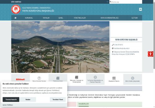 YAYIN KOMİSYONU BAŞKANLIĞI - Süleyman Demirel Üniversitesi