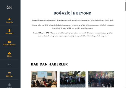 Boğaziçi & Beyond Fellowship - (BAB)