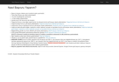 Nasıl Başvuru Yaparım? - Etik Kurul Yönetim Sistemi