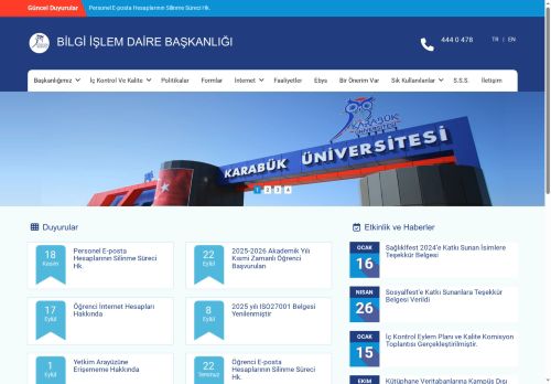 BİLGİ İŞLEM DAİRE BAŞKANLIĞI