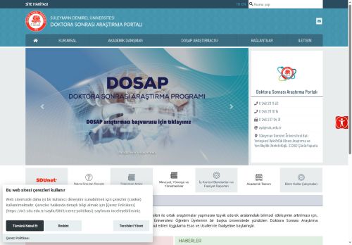 Doktora Sonrası Araştırma Portalı - Süleyman Demirel Üniversitesi
