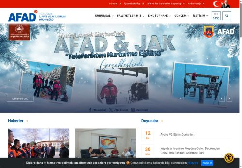 Aydın İl Afet ve Acil Durum Müdürlüğü - İletişim