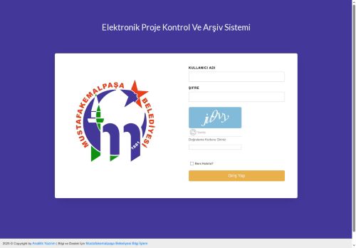 Elektronik Proje Kontrol Ve Arşiv Sistemi / Analitik Yazılım