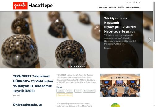 Gazete Hacettepe - Haberler - Üniversitemiz, UI GreenMetric 2025 Dünya sıralamasında 183. sıraya yükseldi