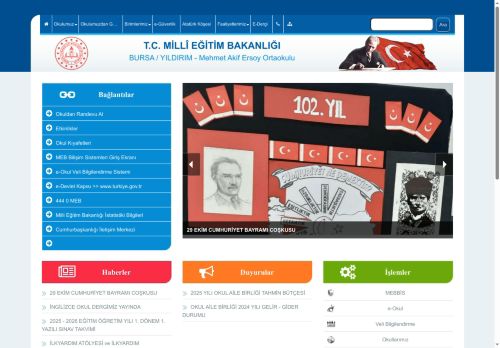 BURSA / YILDIRIM - Mehmet Akif Ersoy Ortaokulu