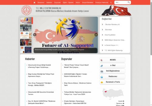 BURSA / YILDIRIM - Bursa Merkez Anadolu İmam Hatip Lisesi