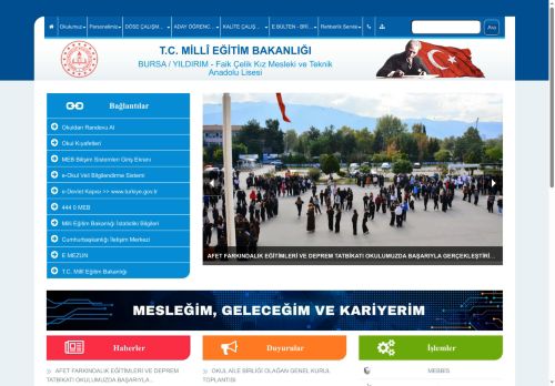 BURSA / YILDIRIM - Faik Çelik Kız Mesleki ve Teknik Anadolu Lisesi