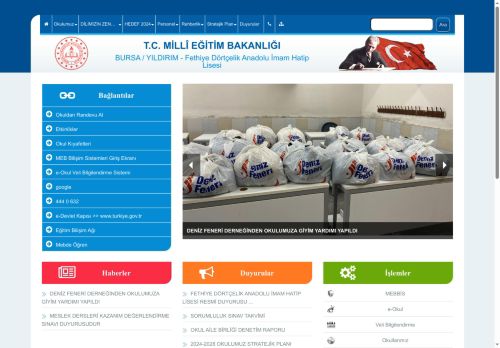 BURSA / YILDIRIM - Fethiye Dörtçelik Anadolu İmam Hatip Lisesi