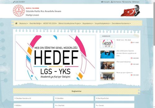 BURSA / YILDIRIM - Güzide Hafız Kız Anadolu İmam Hatip Lisesi