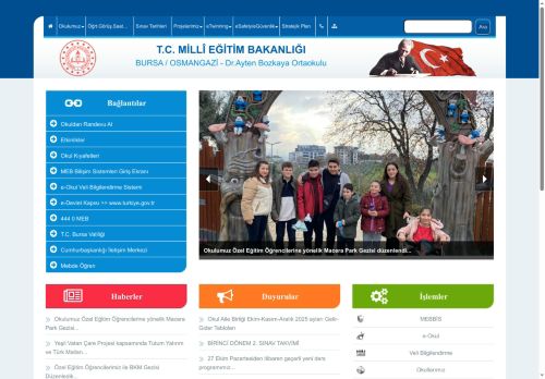 BURSA / OSMANGAZİ - Dr.Ayten Bozkaya Ortaokulu