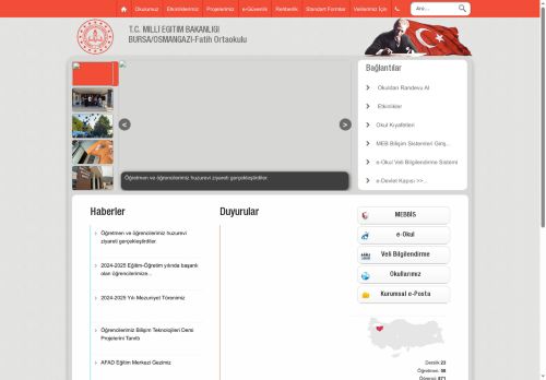 BURSA / OSMANGAZİ - Fatih Ortaokulu