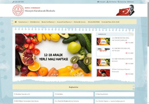 BURSA / OSMANGAZİ - Hüseyin Karabacak İlkokulu