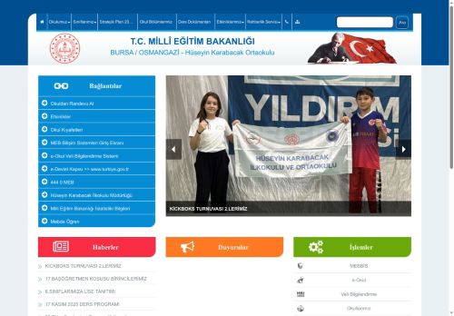 BURSA / OSMANGAZİ - Hüseyin Karabacak Ortaokulu