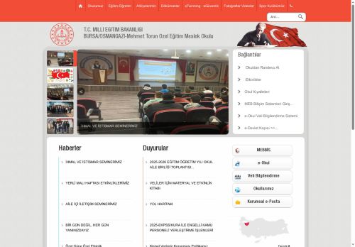 BURSA / OSMANGAZİ - Mehmet Torun Özel Eğitim Meslek Okulu