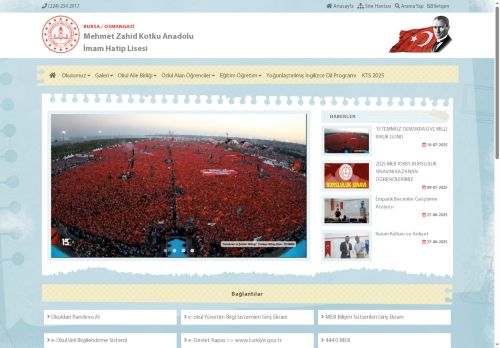 BURSA / OSMANGAZİ - Mehmet Zahid Kotku Anadolu İmam Hatip Lisesi