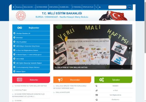 BURSA / OSMANGAZİ - Nazife-Hüseyin Meriç İlkokulu