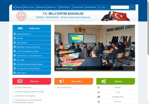 BURSA / OSMANGAZİ - Necdet Coşkunüzer Ortaokulu