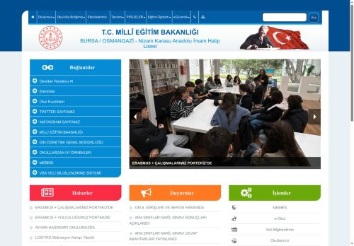 BURSA / OSMANGAZİ - Nizam Karasu Anadolu İmam Hatip Lisesi